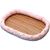Pawzy Panier en osier pour chat - Natte rafraîchissante été (90x55cm)