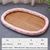 Pawzy Panier en osier pour chat - Natte rafraîchissante été (90x55cm)