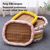 Pawzy Panier en osier pour chat - Natte rafraîchissante été (70x50cm)