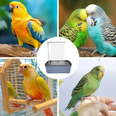 UAMLY Ducha de circulación de agua automática para pájaros y baño