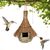 Pawzy Nichoir suspendu en paille pour oiseaux