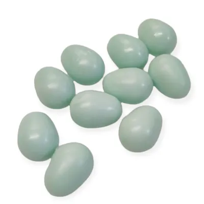 animallparadise - 10 œufs artificiel en plastique ø 1.6 cm pour canari