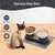 Pawzy Double bol en acier inoxydable pour animaux de compagnie