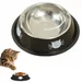 Zoomtopia Gamelle pour chat et chien en acier inoxydable