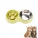 Pawzy Bol d'alimentation ralenti et d'eau pour animaux