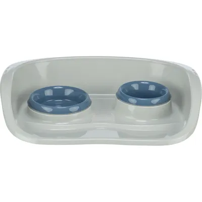 Trixie - Plateau repas 0.25 et 0.3 litre pour chats ou petit chiens couleur