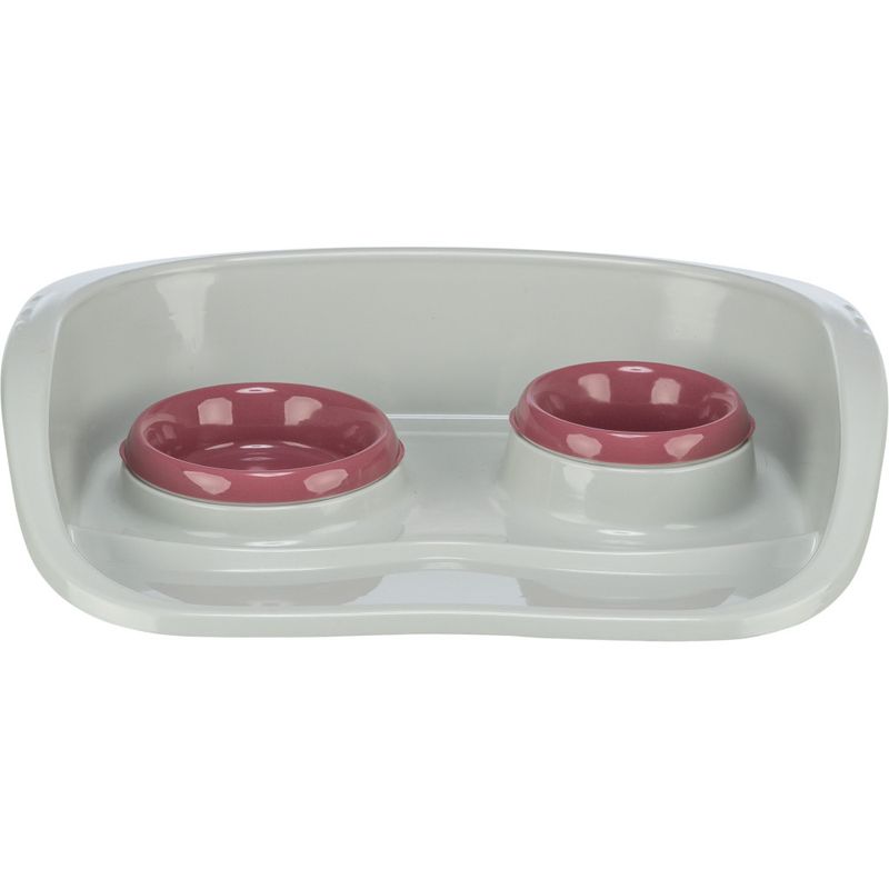 Trixie - Plateau repas 0.25 et 0.3 litre pour chats ou petit chiens couleur
