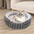Pawzy Couchage chat douillet - Forme donut pour l'hiver
