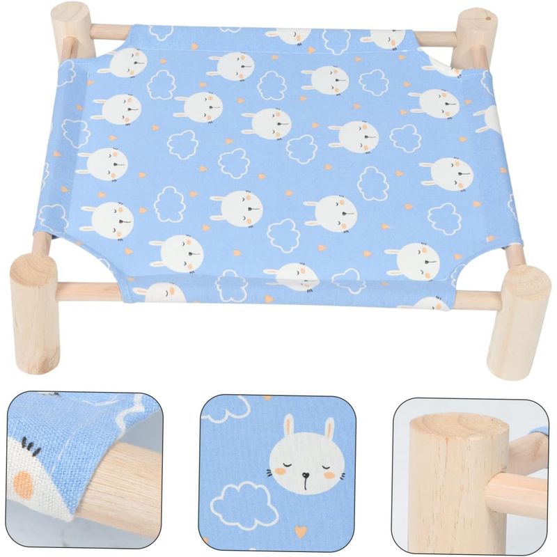 Pawzy Lit surélevé - Hamac lavable pour chat