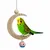 Pawzy Jouet en bois pour perroquet