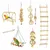 FurryFusion lot de 8 Jouet en bois pour perroquet FurryFusion lot de 8 Jouet en bois pour perroquet
