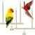 Pawzy Balançoire en bois naturel pour oiseaux