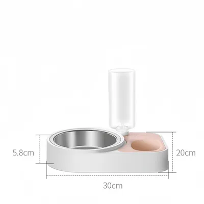 Pawzy Gamelle-fontaine 2 en 1 pour animaux