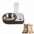 Pawzy Gamelle-fontaine 2 en 1 pour animaux