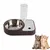 Pawzy Gamelle-fontaine 2 en 1 pour animaux
