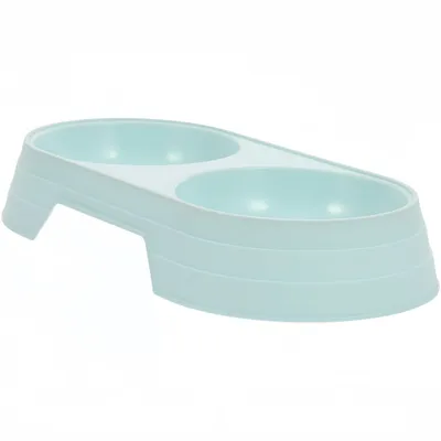 Pawzy Gamelle double chat/chien - Paille de blé, stable Pawzy Gamelle double chat/chien - Paille de blé, stable