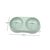 Pawzy Gamelle double chat/chien - Paille de blé, stable