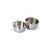 Pawzy Gamelle double bol anti-retournement chien/chat - Inox