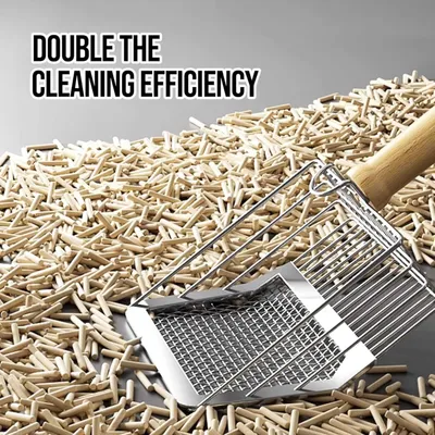 Pawzy Pelle à litière en métal durable (chats)