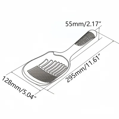 Pawzy Pelle à litière pour animaux de compagnie