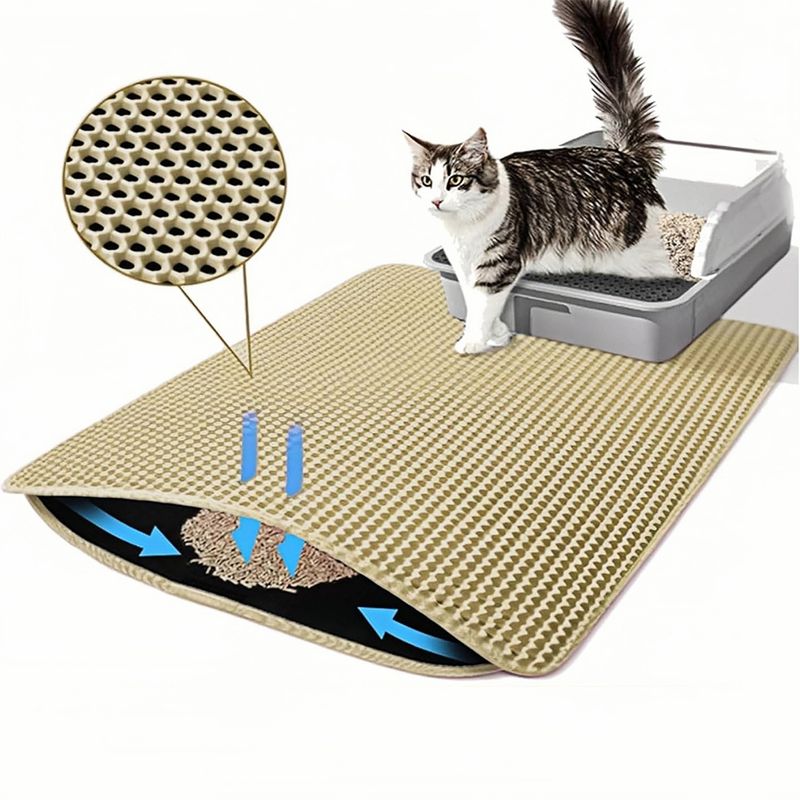 Pawzy Mat de sable pour chat 60×35CM