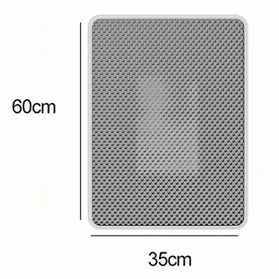 Pawzy Tapis de litière pour chat 60×35CM