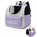 Pawzy Sac de voyage pour chat et chien Violet
