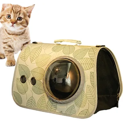 Pawzy Sac bandoulière transparent ventilé pour chat – Voyage & extérieur