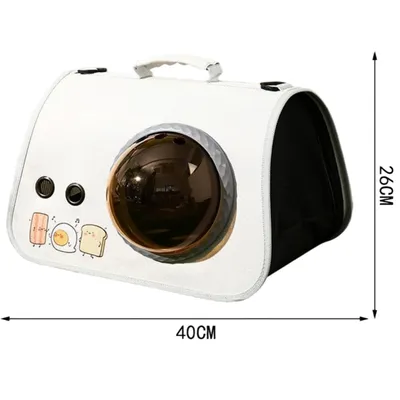 Pawzy Sac bandoulière transparent ventilé pour chat – Voyage & extérieur