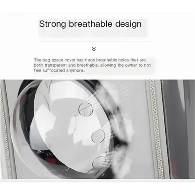 Pawzy Sac Porte-Chat Pliable - Voyage (Gris)