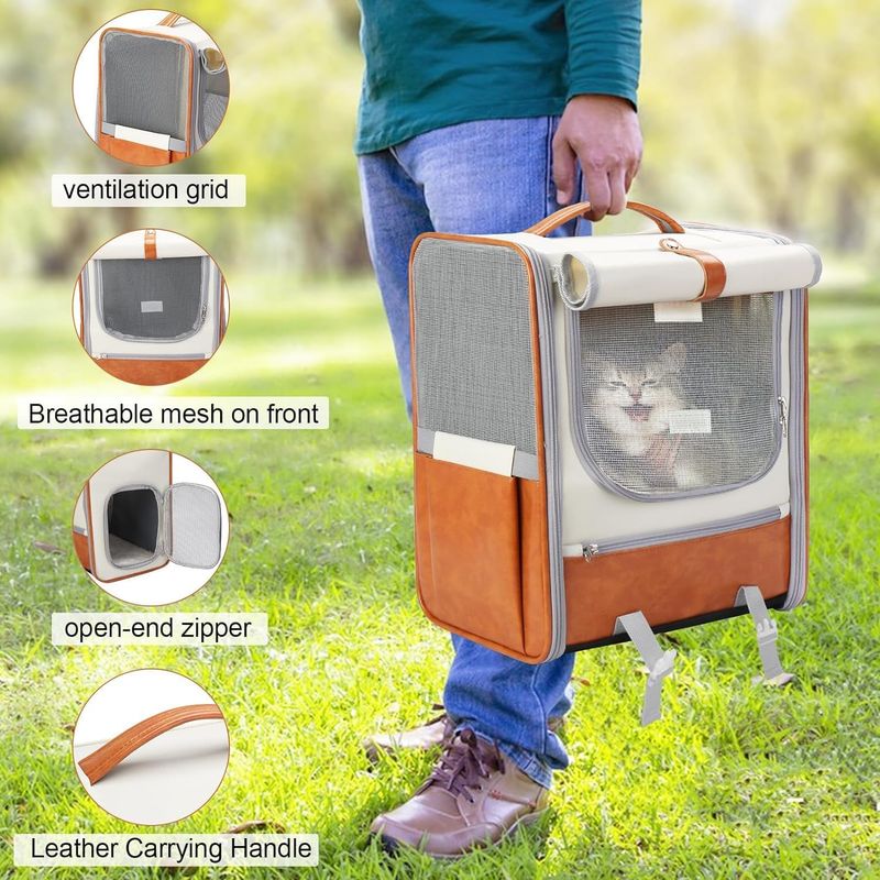 Pawzy Sac transport chat/chien - léger, pliable, voyage