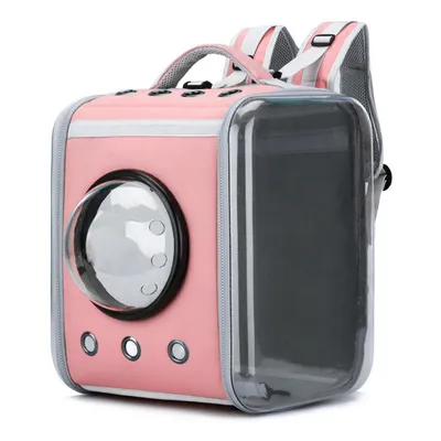 Pawzy Sac Porte-Chat Pliable - Voyage (Rose)