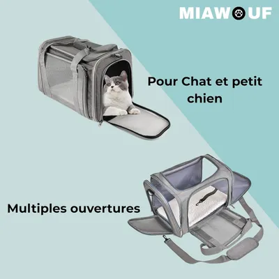 Pawzy Caisse transport chat - 45x30x30cm, max 6kg