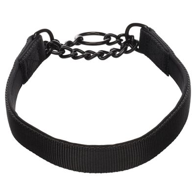 Collier anti-traction Trero Noir M 38-50cm 20mm pour chien