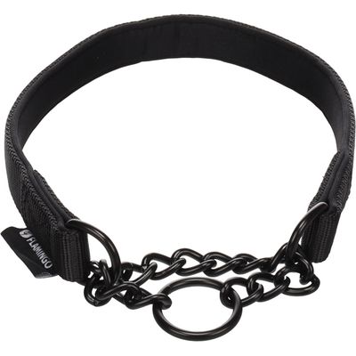 Collier anti-traction Trero Noir M 38-50cm 20mm pour chien