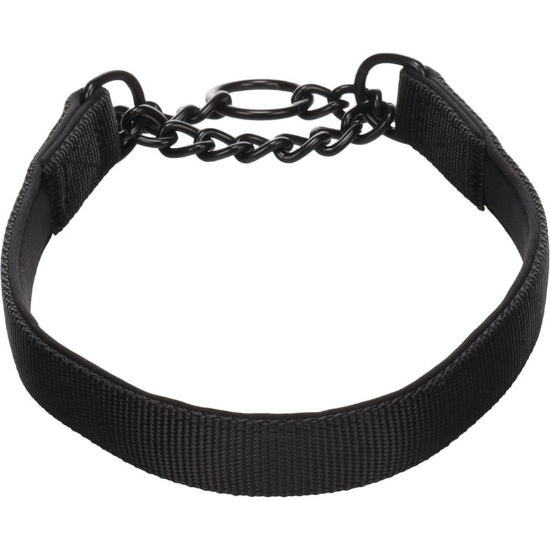 Flamingo - Collier anti-traction Trero Noir M 38-50cm 20mm pour chien
