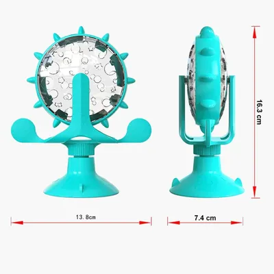 Pawzy Distributeur croquettes tournant pour chat