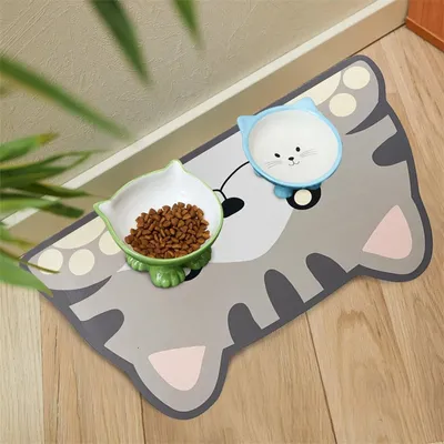 Zoomtopia Tapis pour gamelles de chat