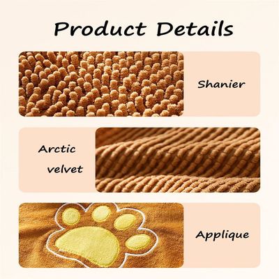 Pawzy Serviettes de bain pour chats et chiens