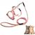 Pawzy Ensemble de laisse orange pour chat