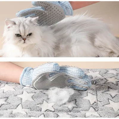 Zoomtopia Gant de brosse pour animal de compagnie