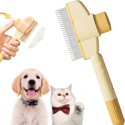 Zoomtopia Brosse Activ Pet pour chat Jaune