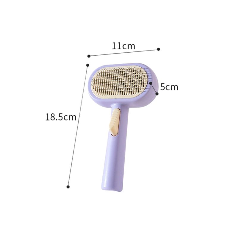 Pawzy Peigne toilettage chat（Violet）