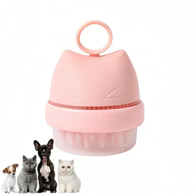 Pawzy Brosse de bain pour animal de compagnie