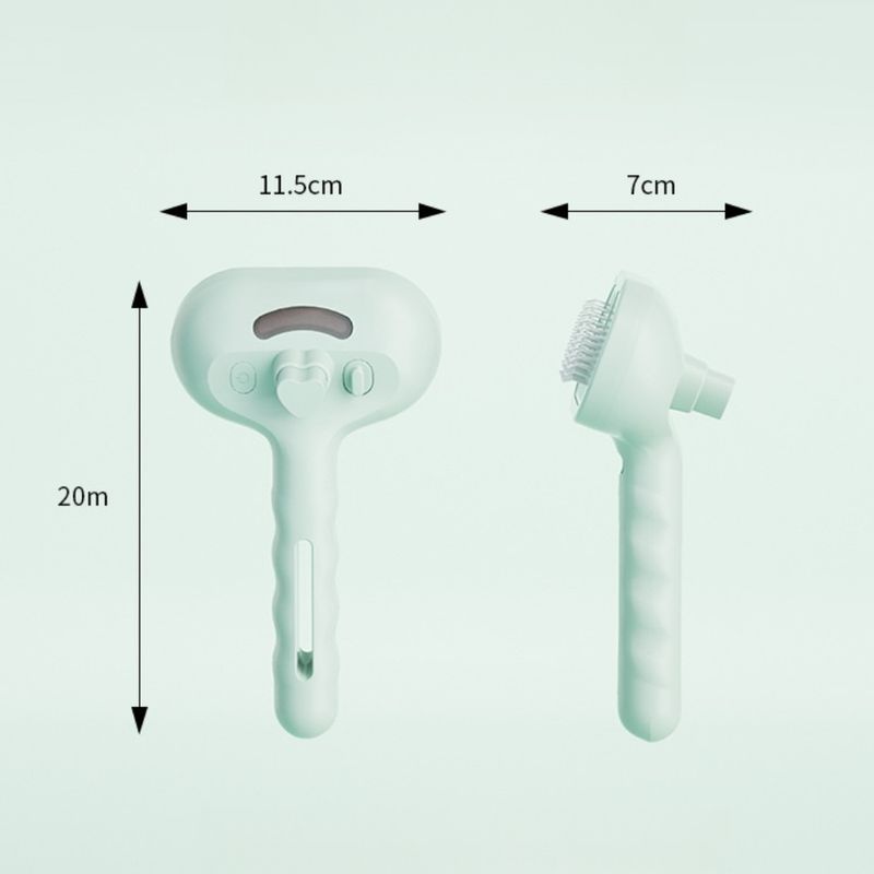 Zoomtopia Brosse de toilettage à vapeur pour chat avec spray antistatique