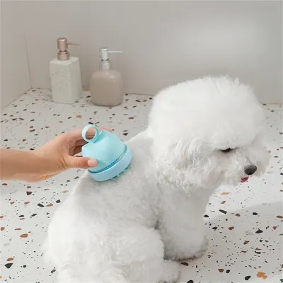Pawzy Brosse de bain pour animal de compagnie
