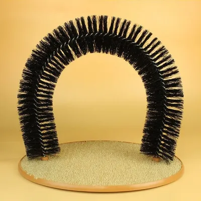 Zoomtopia Brosse de massage pour chat à poils arqués