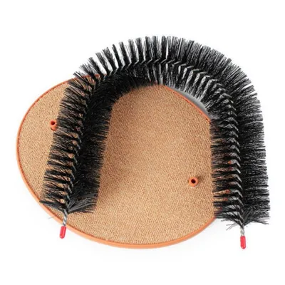 Zoomtopia Brosse de massage pour chat à poils arqués