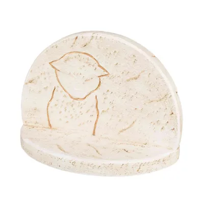 Trixie - Pierre commémorative avec contour de chat 16 × 12 × 7 cm