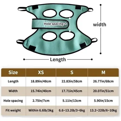 ZooVenture Hamac de toilettage pour chiens et chats